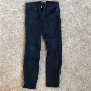 Madewell size 27 black skinny jeans
